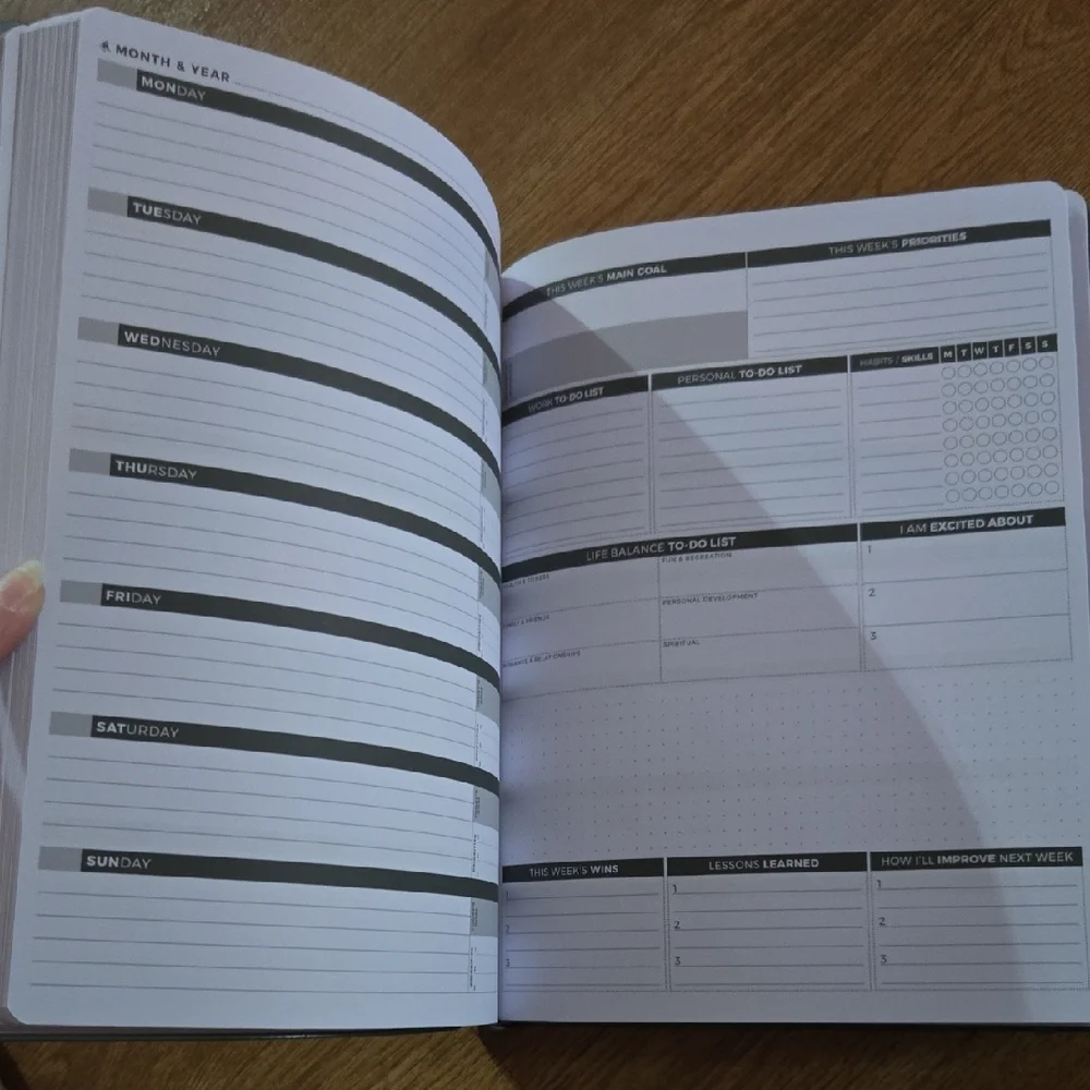 Clever Fox Planner Pro - Undated -Gray Softcover